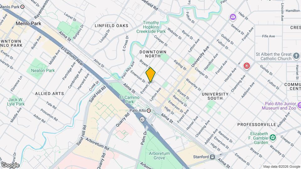 202 Everett Ave Map and Location Details