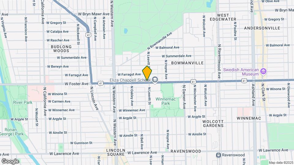 2206 W Foster Ave, Unit 3 Map and Location Details