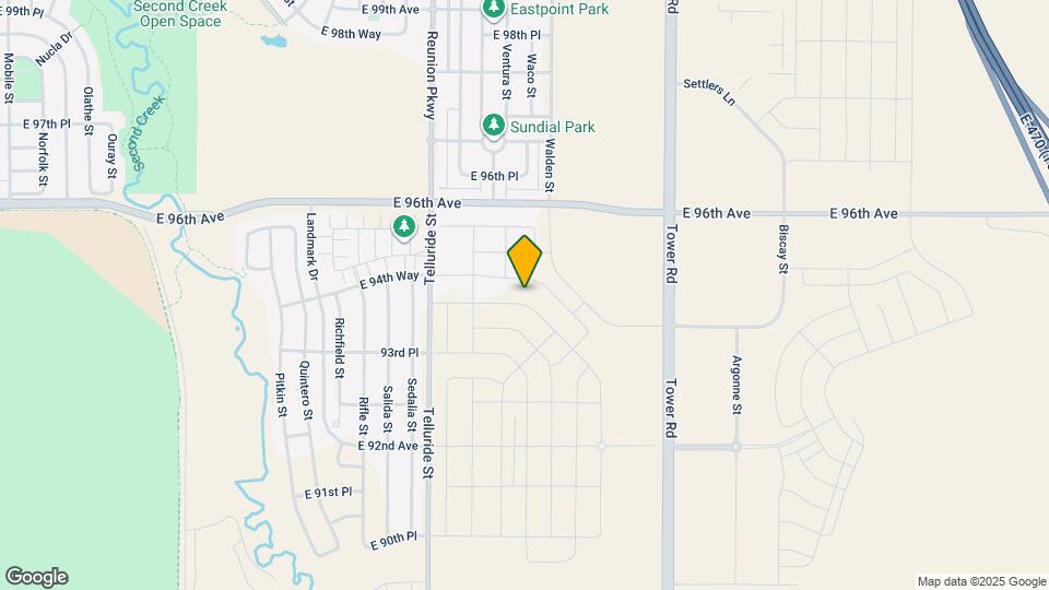 18023 E 94th Pl Map and Location Details