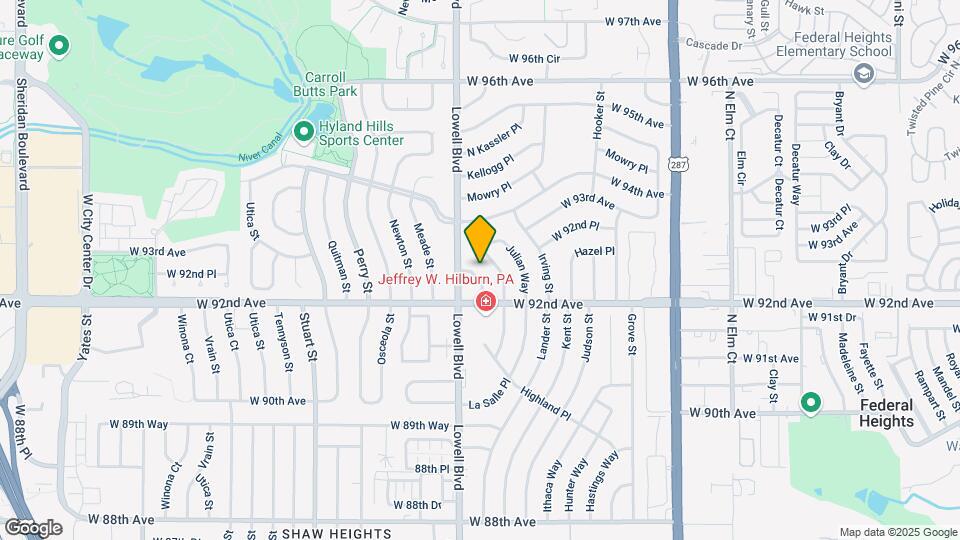 9250 N King Way Map and Location Details