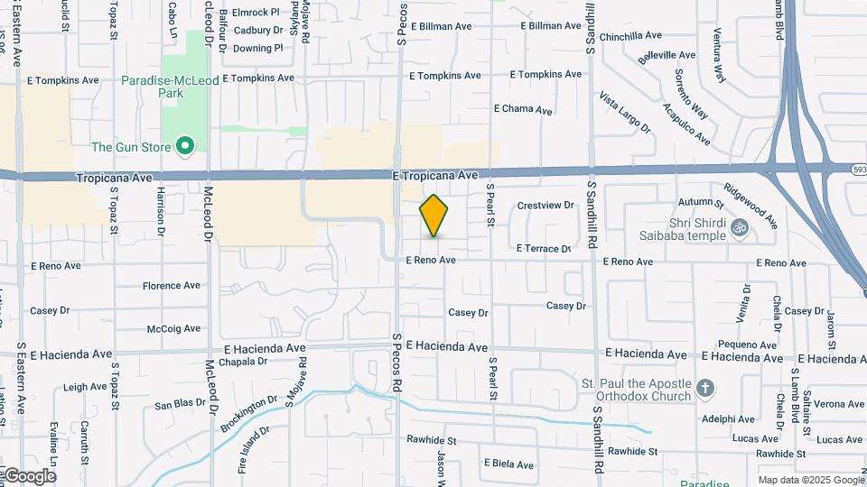3489 Villa Knolls S Dr Map and Location Details