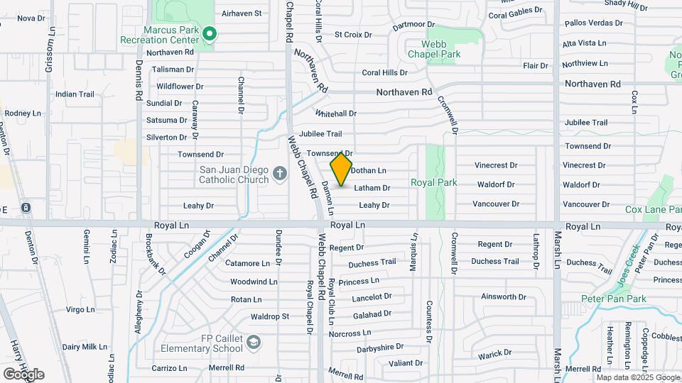 3222 Latham Dr Map and Location Details
