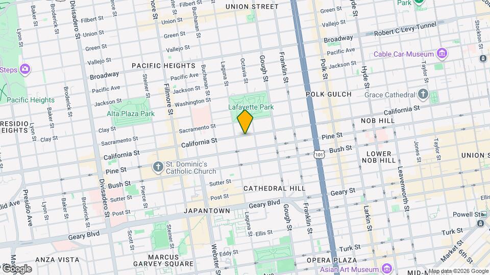 2055 California St Map and Location Details