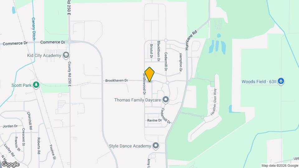 2194 Olympia Dr Map and Location Details