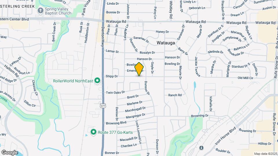 5736 Shipp Dr Map and Location Details