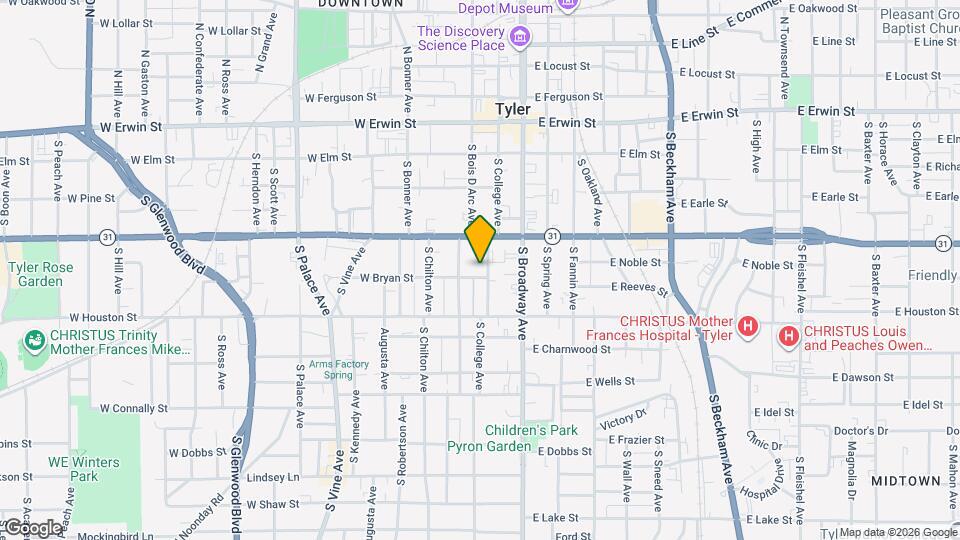 431 S College Ave Map and Location Details