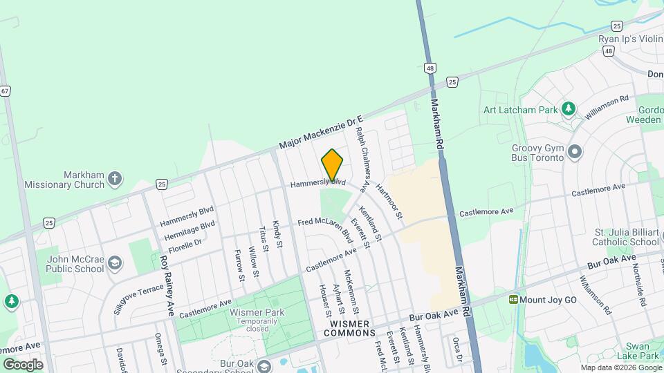 310 Hammersly Blvd Map and Location Details