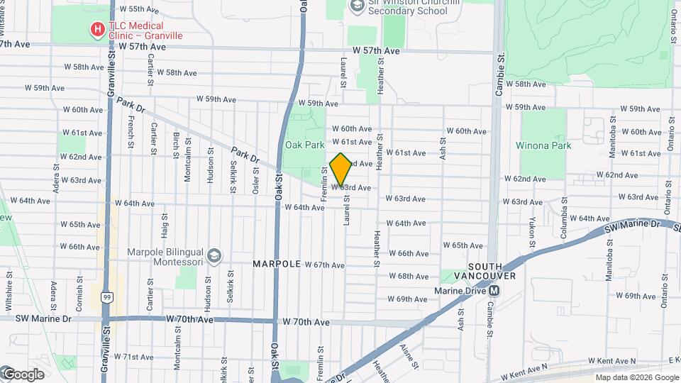 860 W 63rd Ave Map and Location Details