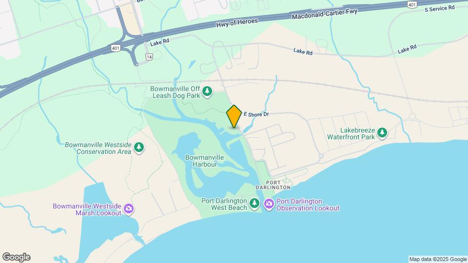 70 Port Darlington Rd Map and Location Details