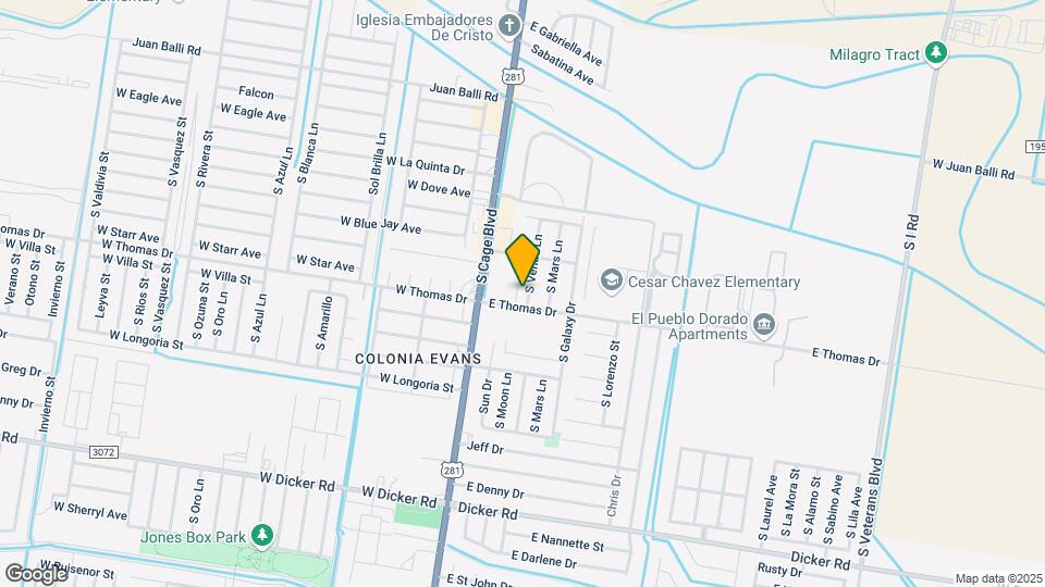 6504 S Venus Ln Map and Location Details
