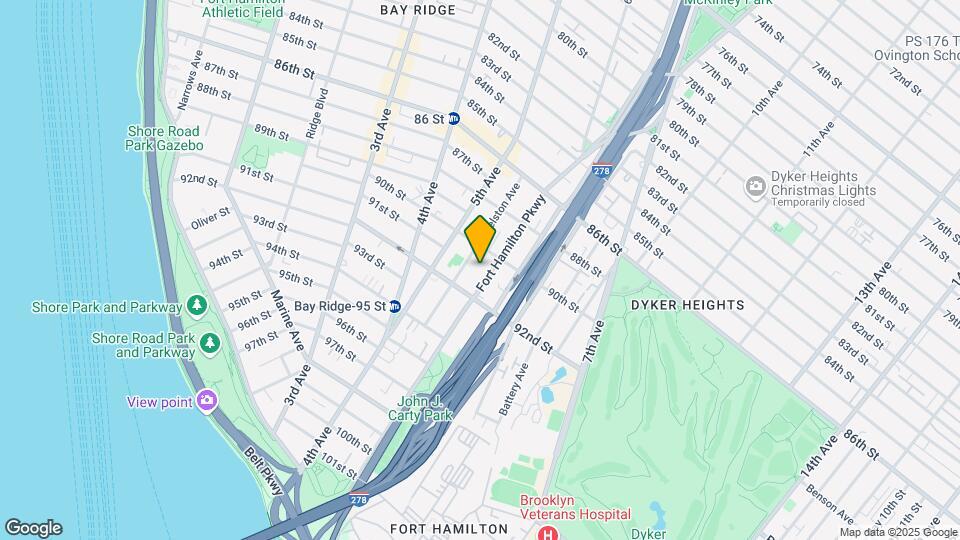 9026 Fort Hamilton Pkwy Map and Location Details