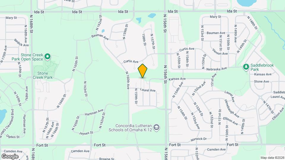 6520 N 158th Ct Map and Location Details