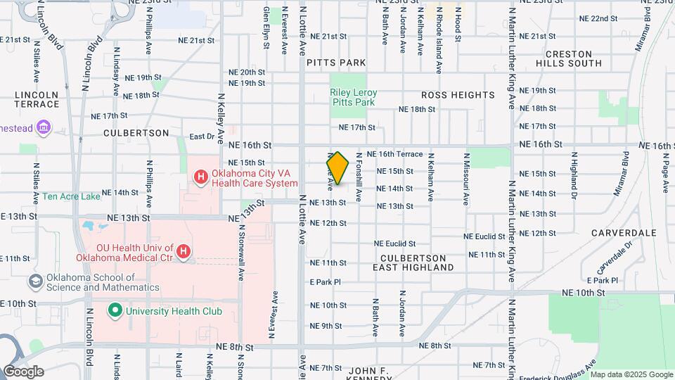1404 NE 14th St Map and Location Details