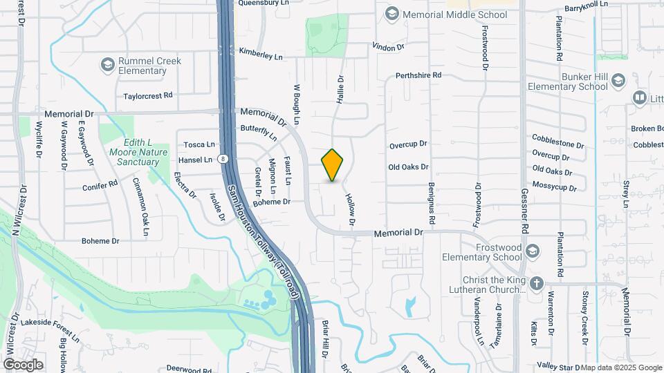 12615 Huntingwick Dr Map and Location Details