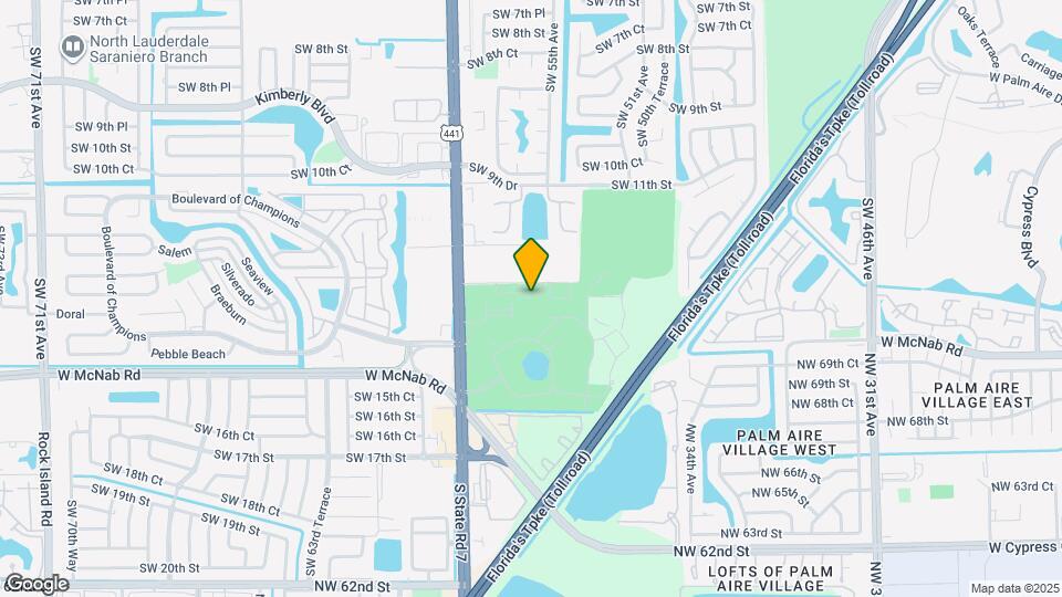 5331 SW 13th Ct Map and Location Details