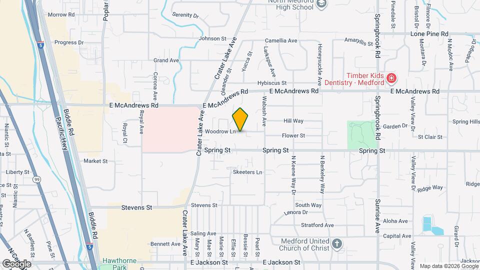 1164 Woodrow Ln Map and Location Details