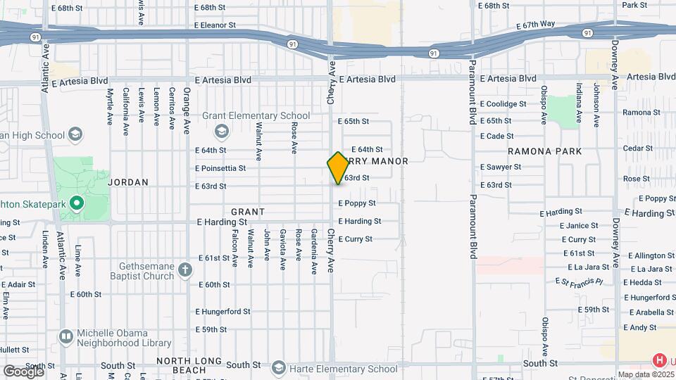 6280 Cherry Ave Mapa y Detalles de la Ubicación