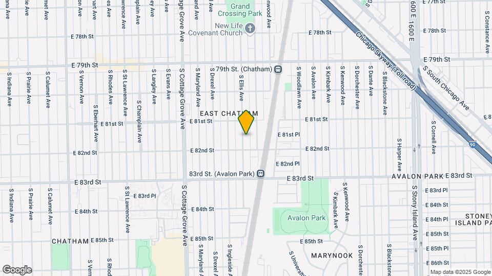 8127 S Ellis Ave Mapa y Detalles de la Ubicación