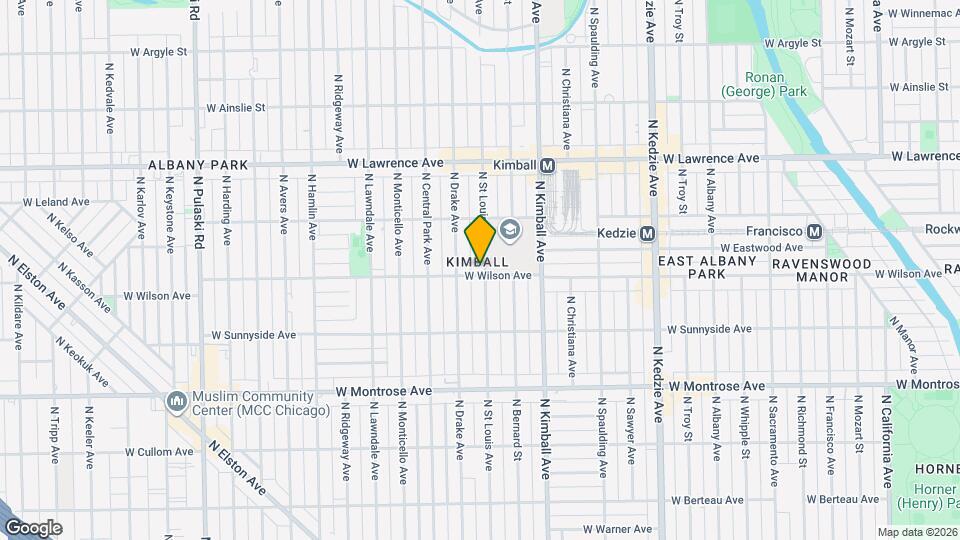 4606 N St Louis Ave, Unit 4606 N Saint Louis Ave Map and Location Details