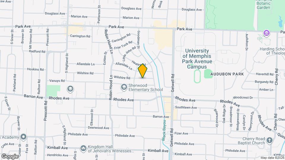 3821 Wilshire Rd Map and Location Details