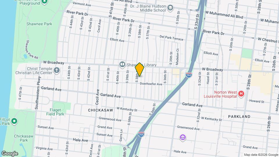 729 S 38th St Mapa y Detalles de la Ubicación