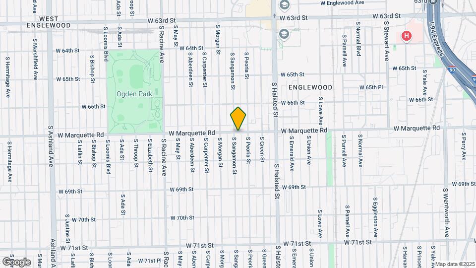6701 S Sangamon St Map and Location Details