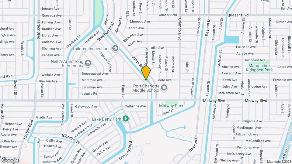 1636 Hayworth Rd Map and Location Details