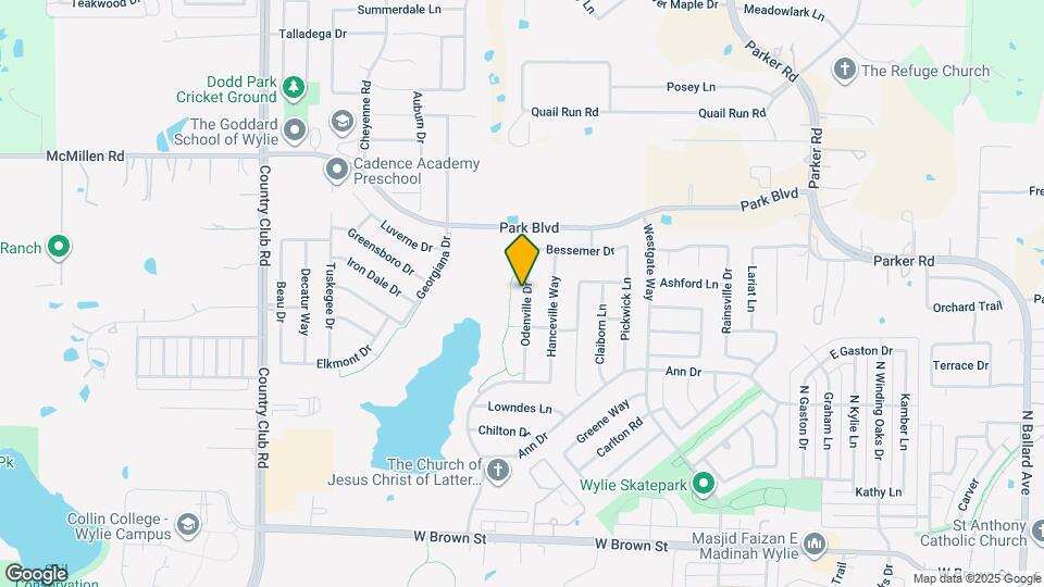 711 Odenville Dr Mapa y Detalles de la Ubicación