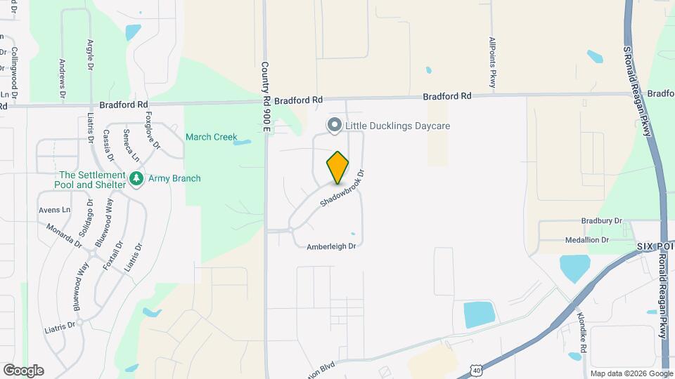 2300 Shadowbrook Dr Mapa y Detalles de la Ubicación