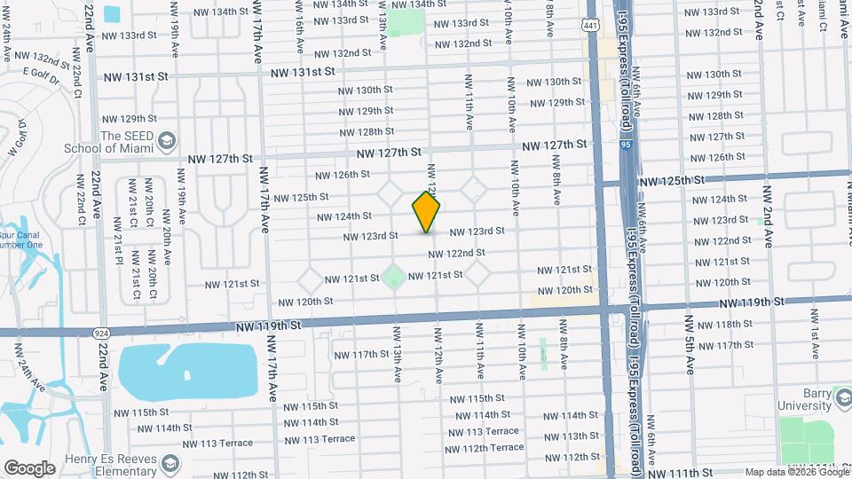 1210 NW 123rd St Map and Location Details