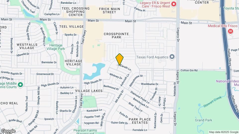 3515 Caruth Ln Map and Location Details