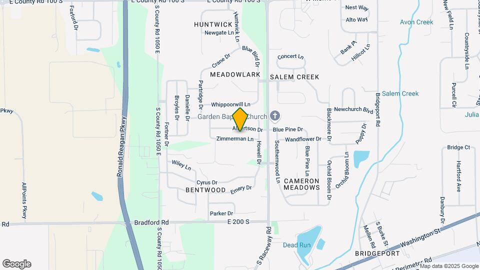 10872 Zimmerman Ln Map and Location Details