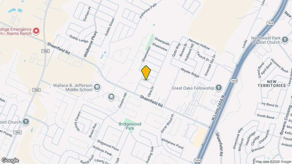 10730 Judie Allen Map and Location Details