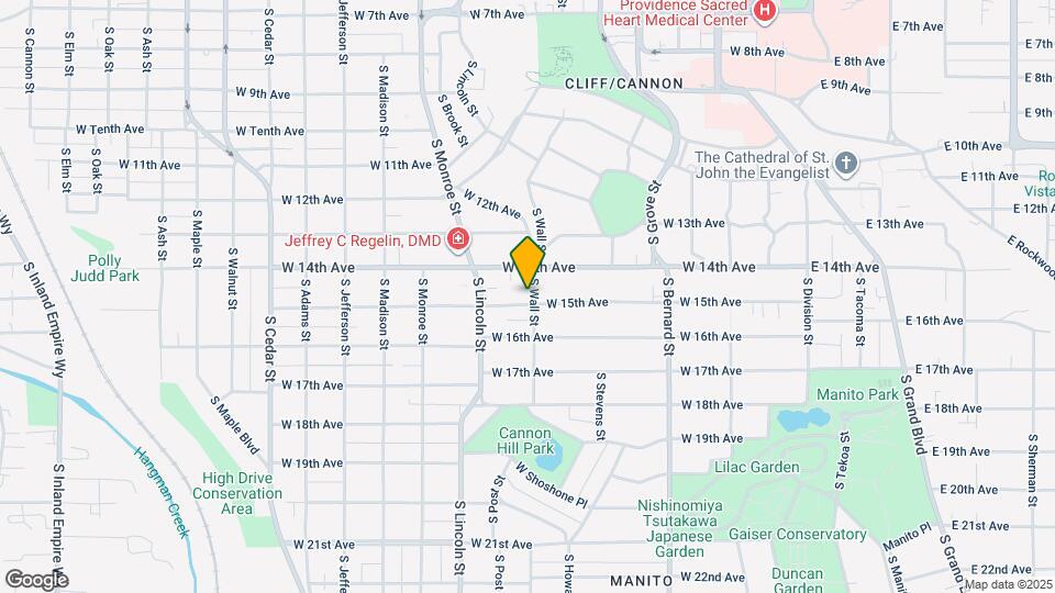 704 W 15th Ave Map and Location Details