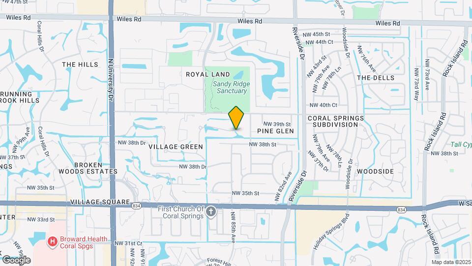 8450 NW 39th Ct Map and Location Details