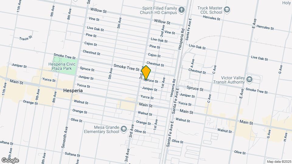 16397 Spruce St Map and Location Details