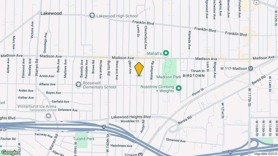 2077 Lewis Dr, Unit Upper Map and Location Details