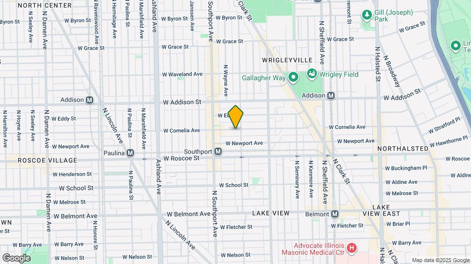 1311 W Cornelia Ave, Unit #3 Map and Location Details