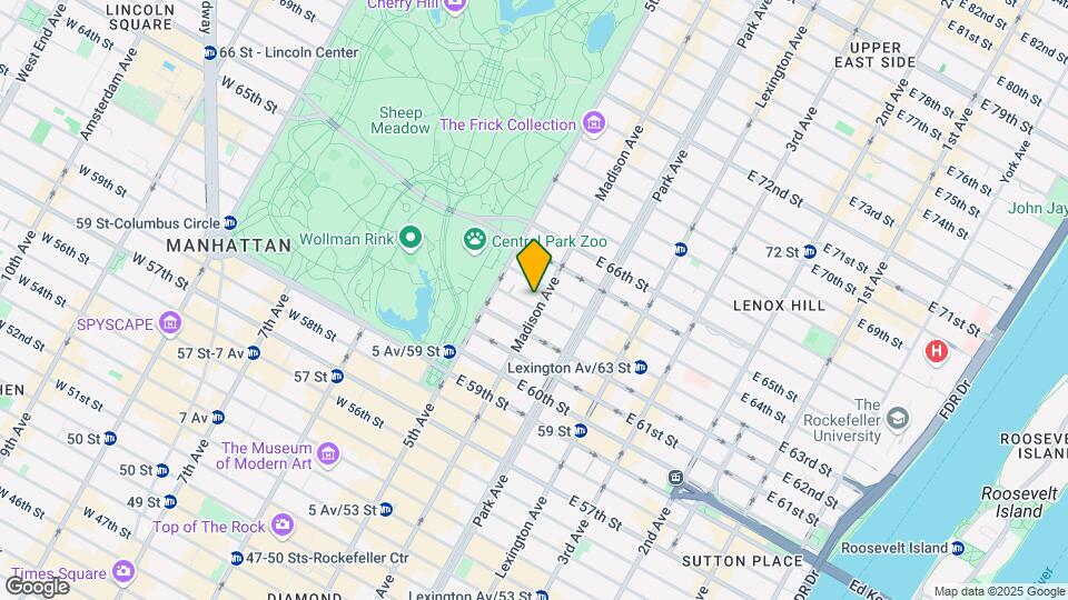 716 Madison Ave Mapa y Detalles de la Ubicación