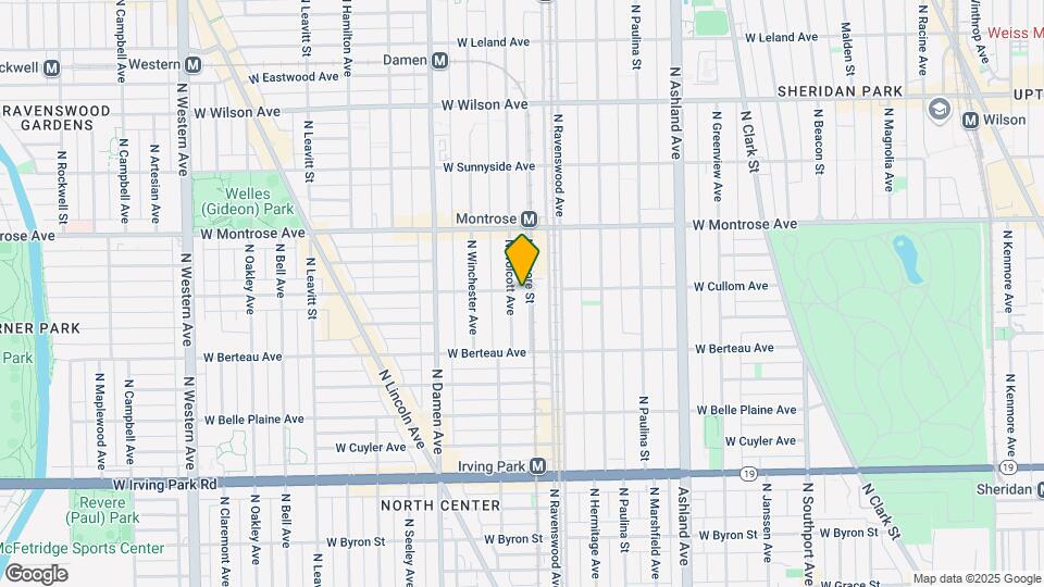 4259 N Wolcott Ave Map and Location Details