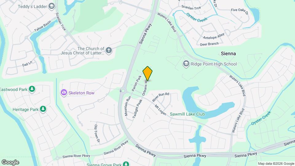 2610 Orleans Way Map and Location Details