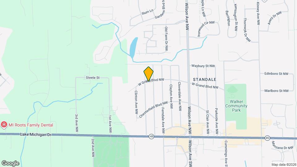 4618 W Grand Blvd NW Map and Location Details