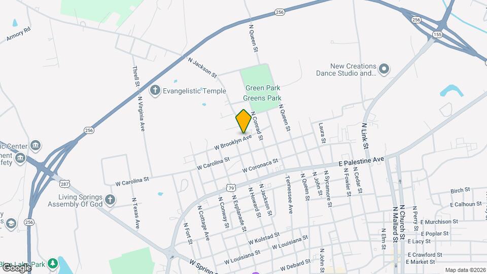 1501 N Jackson St Map and Location Details