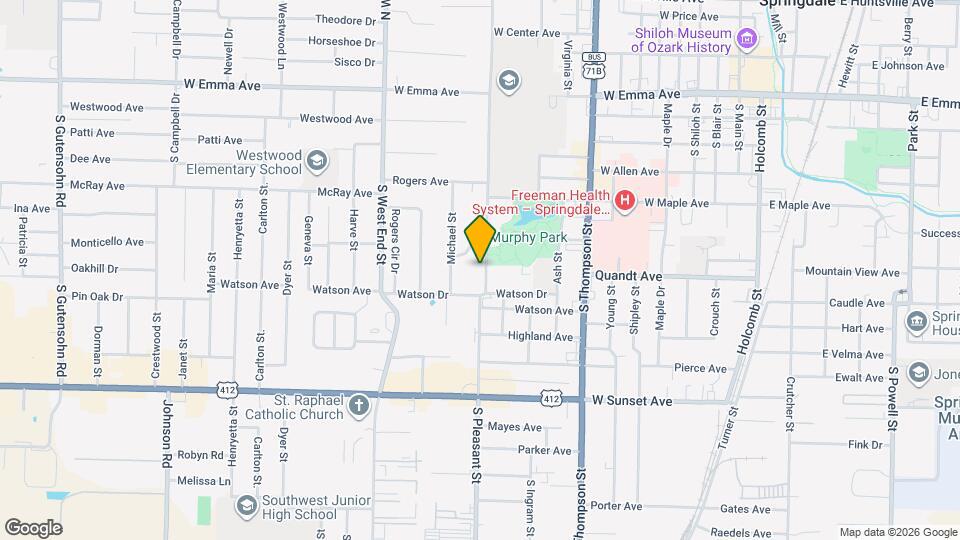 510 S Pleasant St Map and Location Details