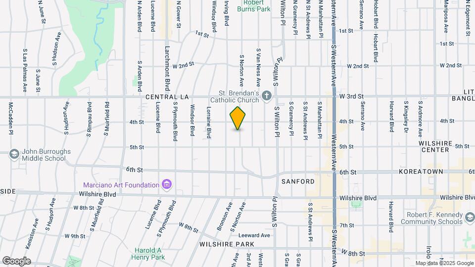 427 S Norton Ave Map and Location Details