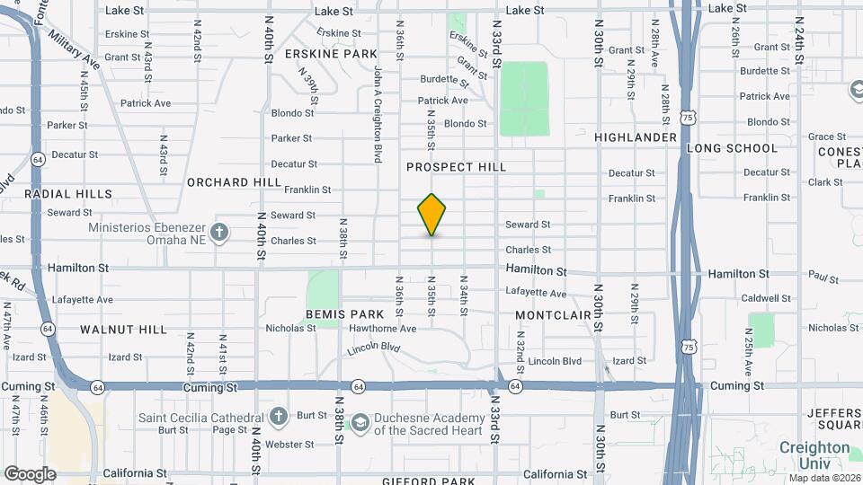 1504 N 35th St Map and Location Details