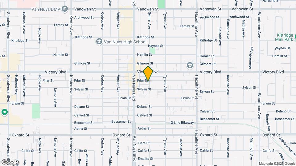 14400 Friar St Map and Location Details