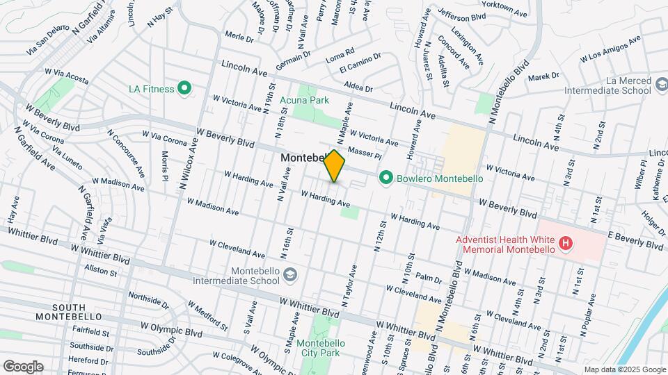 412 N Maple Ave Mapa y Detalles de la Ubicación