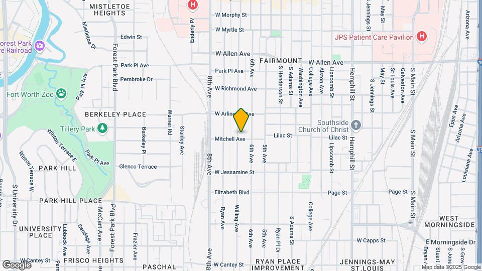 2121 Fairmount Ave Map and Location Details