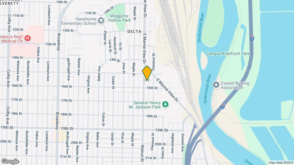 1523 Walnut St Map and Location Details